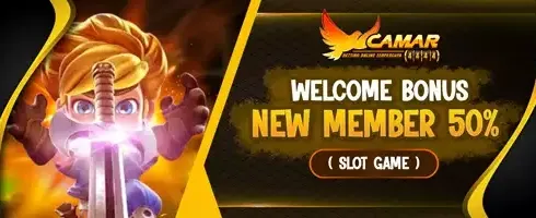 Bonus Selamat Datang New Member 50% promotion